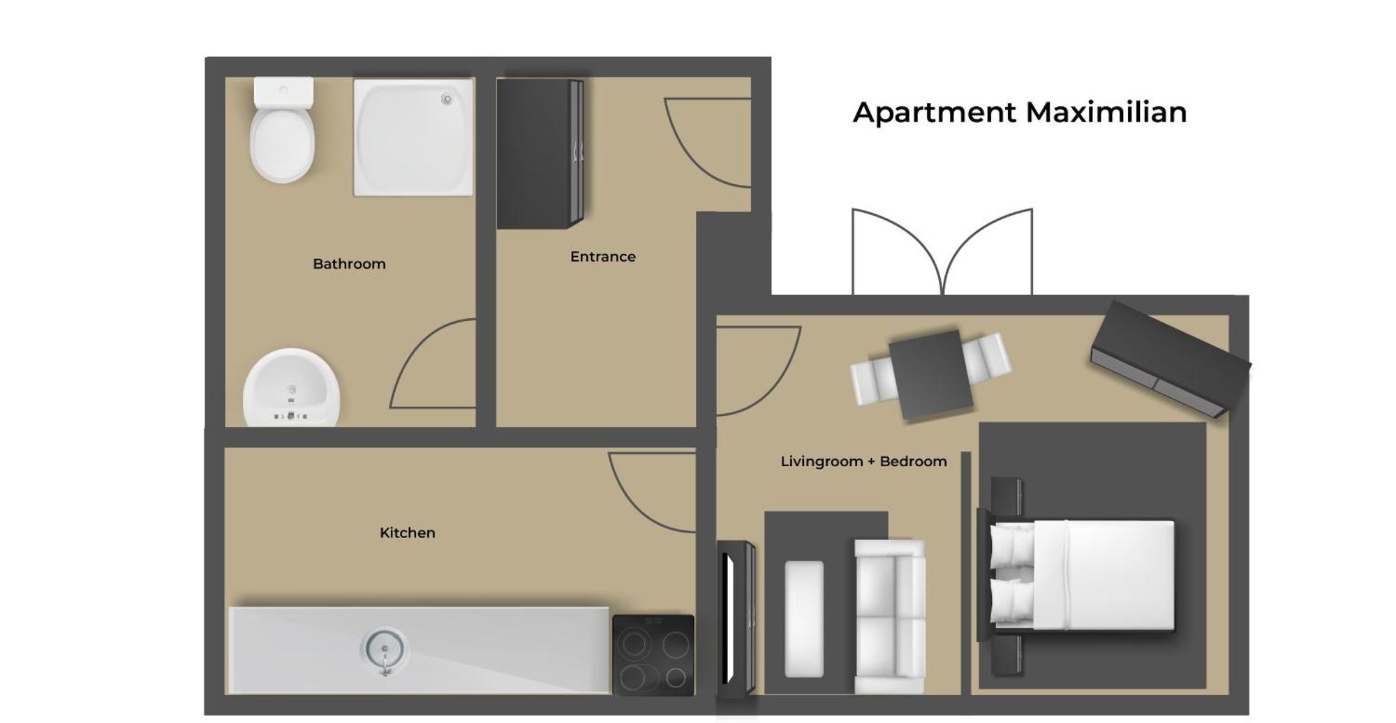 Haus Waldblick Апартаменты *